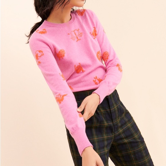 ISO Happy Sheep zodiac cashmere sweater - Picture 1 of 1